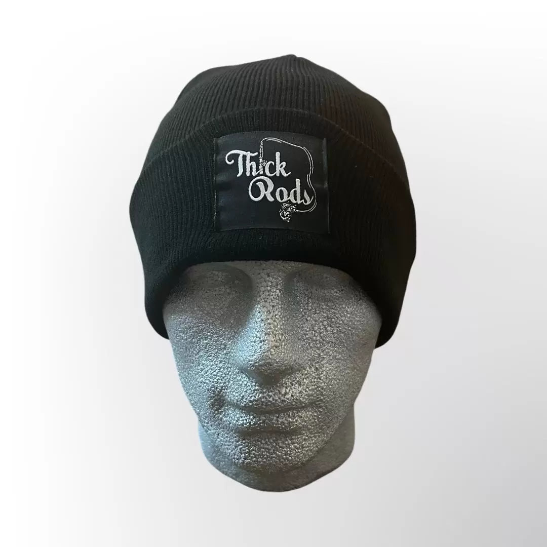 Thick Rods Black Unisex Beanie