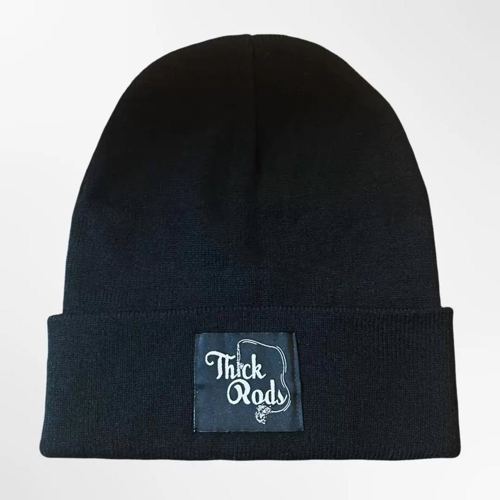 Thick Rods Black Unisex Beanie