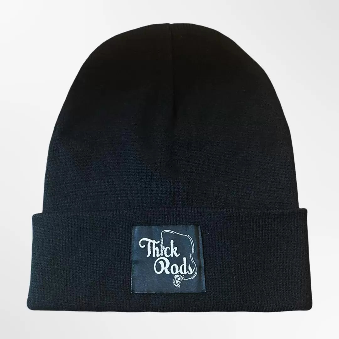 Thick Rods Black Unisex Beanie