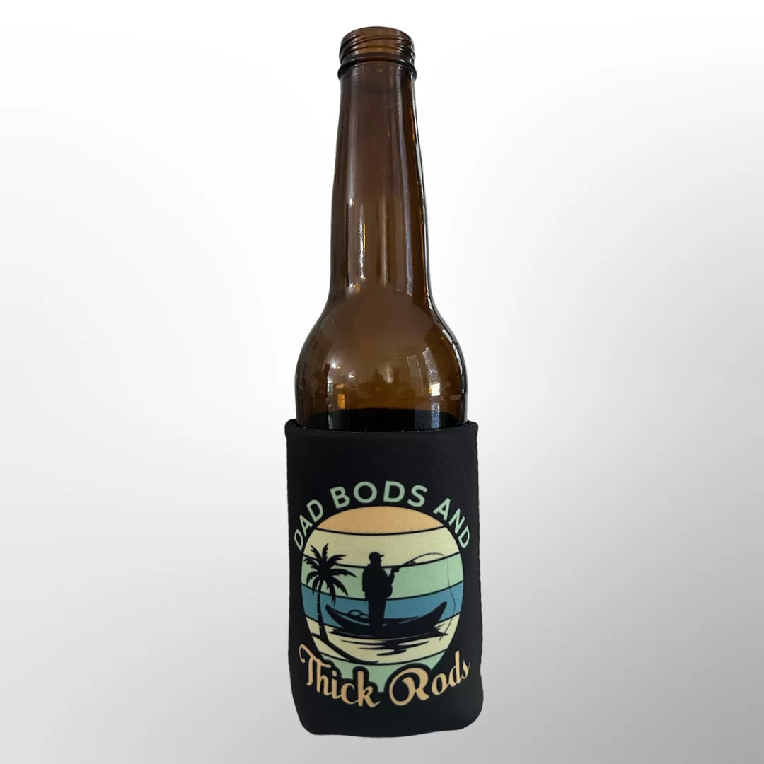 Dad Bods & Thick Rods Rainbow Koozie