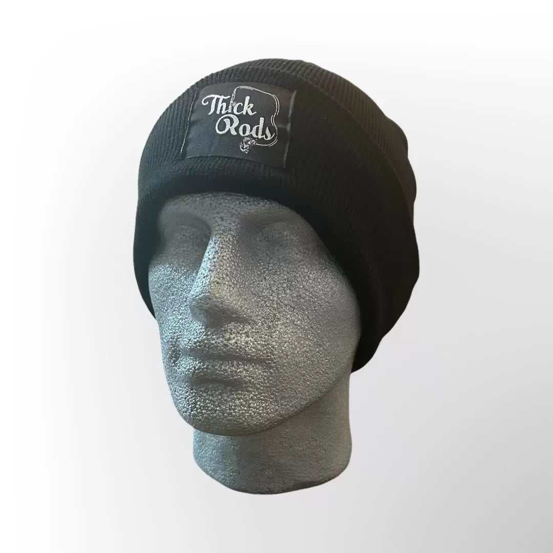 Thick Rods Black Unisex Beanie