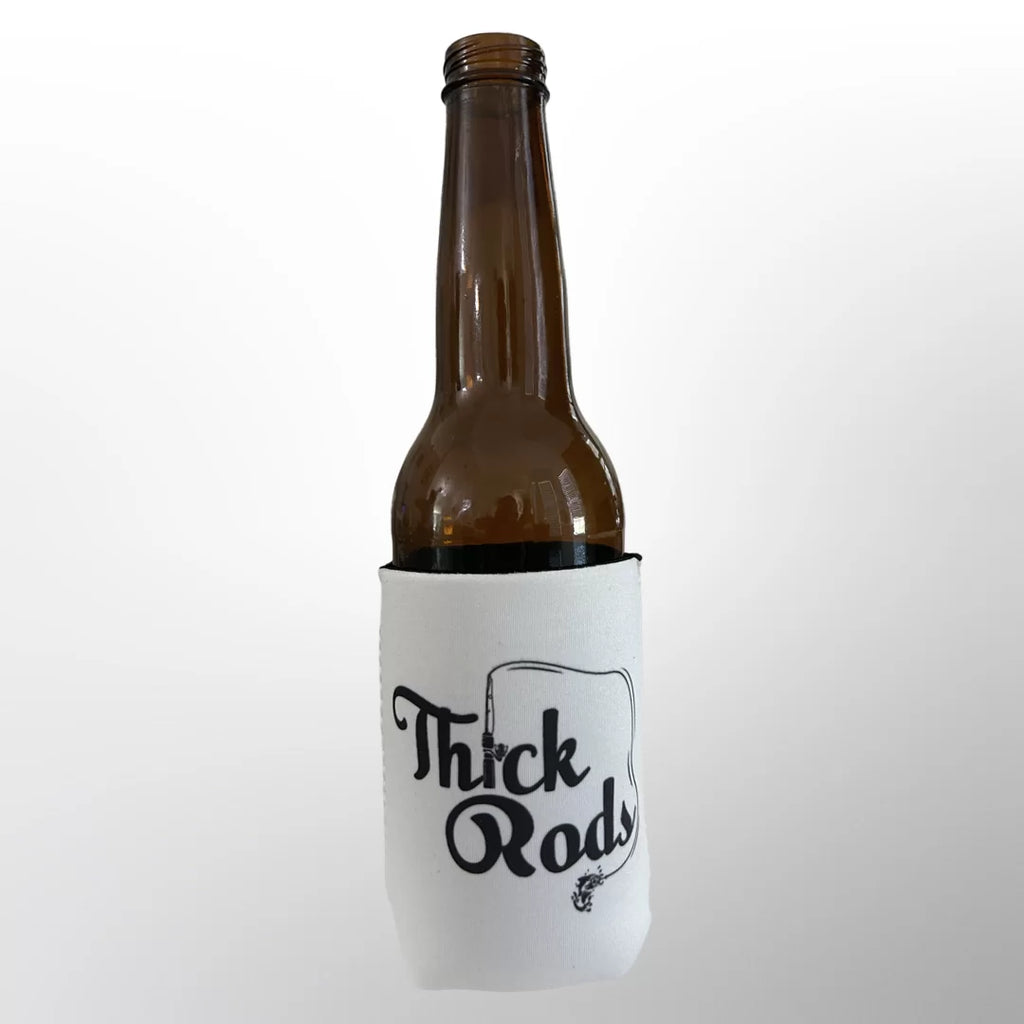 Thick Rods White Koozie