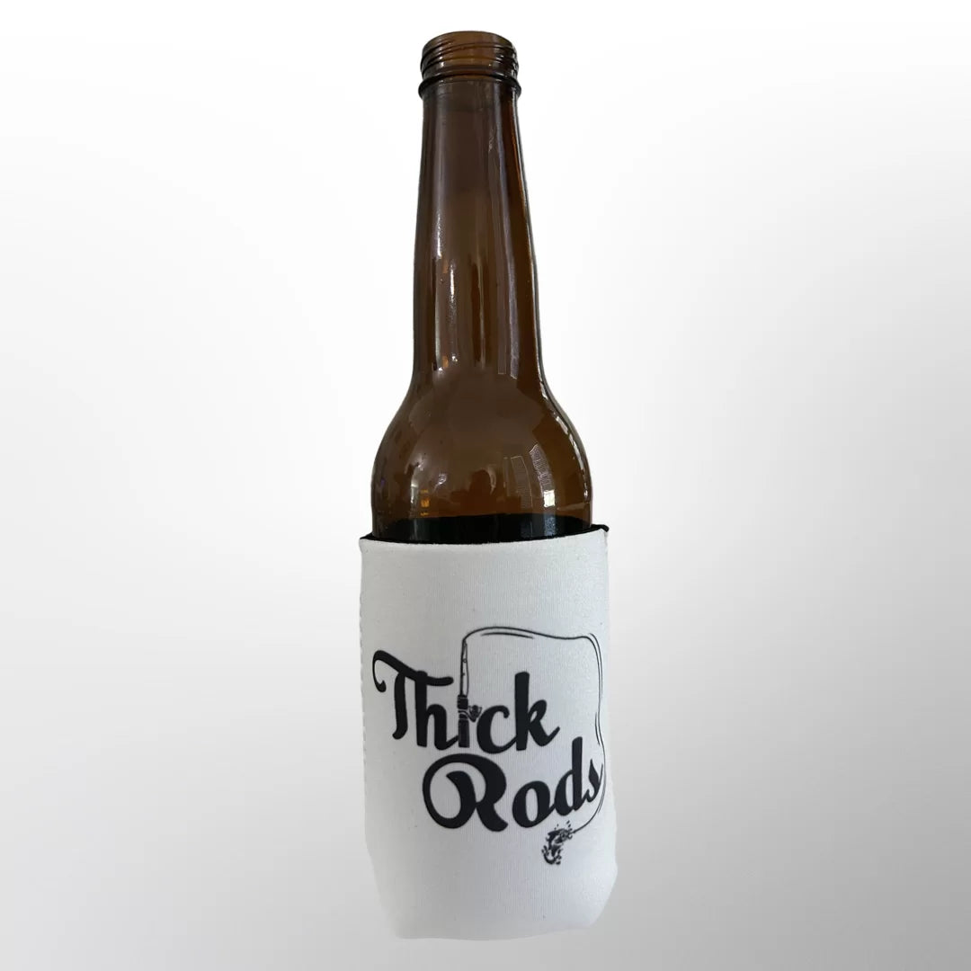 Thick Rods White Koozie