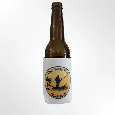 Dad Bods & Thick Rods White Koozie