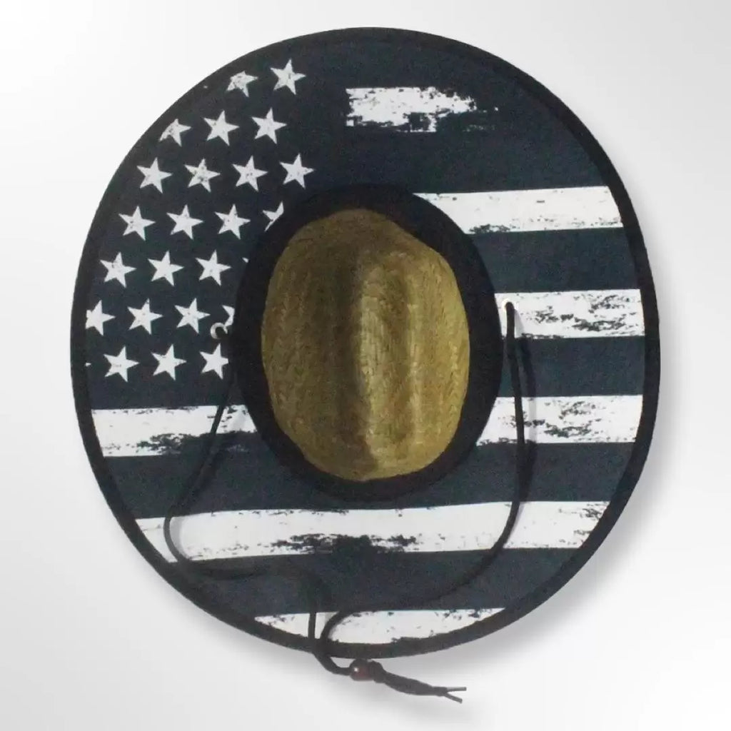 Draw String Adult Size Hat one size fits all, 100% Grass