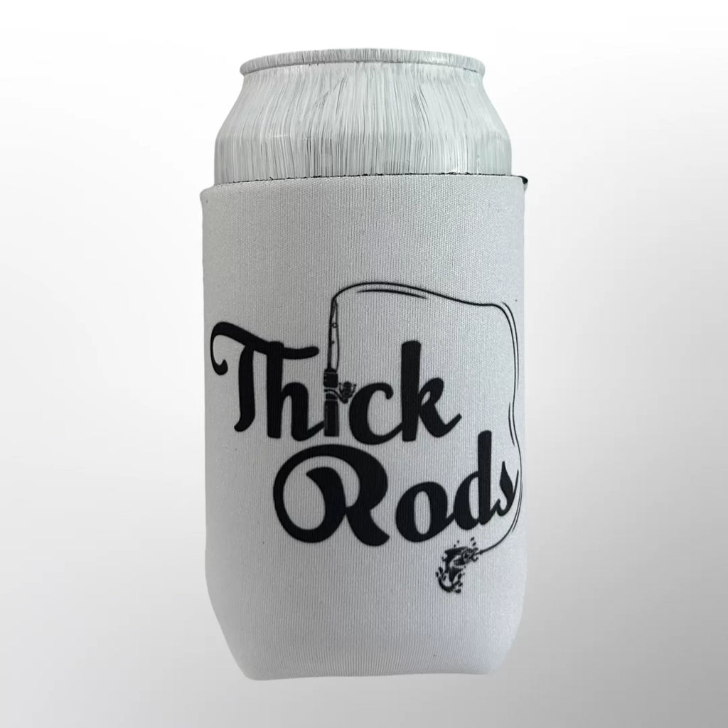 Thick Rods White Koozie