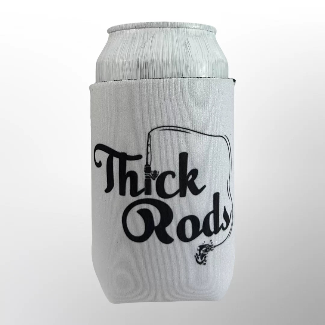Thick Rods White Koozie