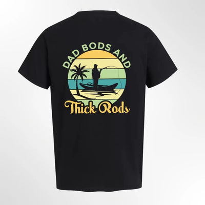 T-Shirt Front and Back Black (100% Cotton)