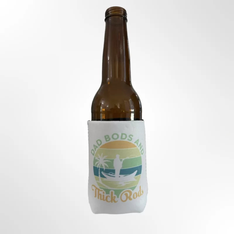 Dad Bods & Thick Rods White Koozie