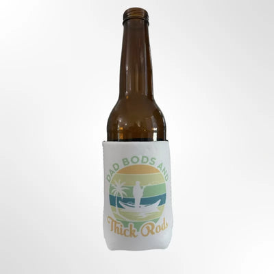 Dad Bods & Thick Rods White Koozie