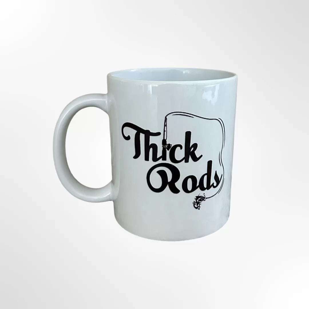 White Thick Rods Mug